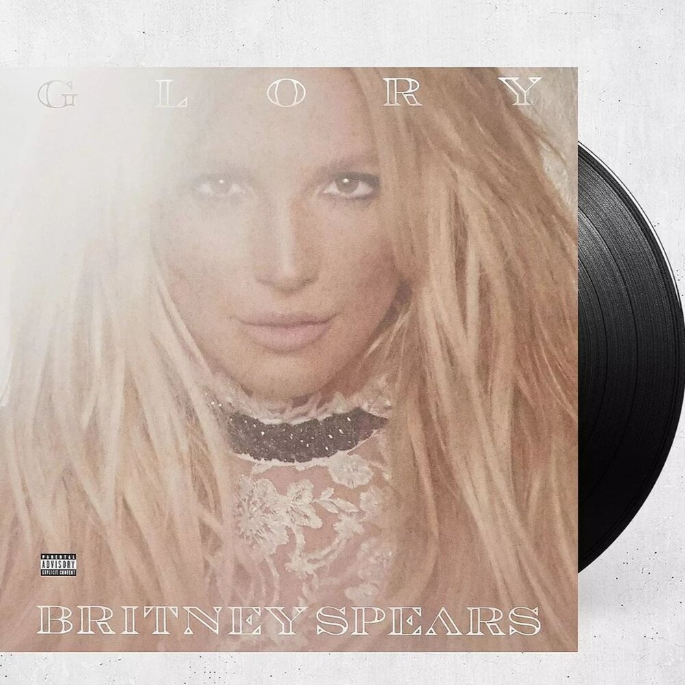 Britney Spears Glory LP Vinyl Record Album EUC